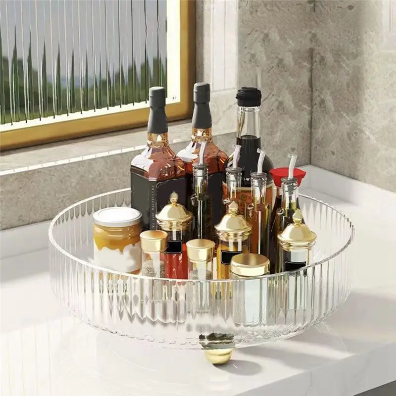 

ABNH ящик для хранения косметики, вращающаяся столешница, корзина для хранения средств по уходу за кожей, отделочная коробка, бытовой светильник, роскошный ящик для хранения, лоток