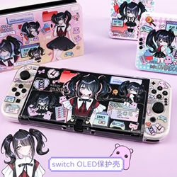 Per Nintendo Switch trasparente Soft Shell OLED accessori ragazza Cartoon Cover Case per Switch NS accessori Console Game