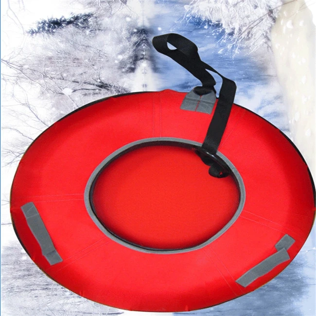 Custom round towable pvc inflatable snow tube winter sports, inflatable snow sled