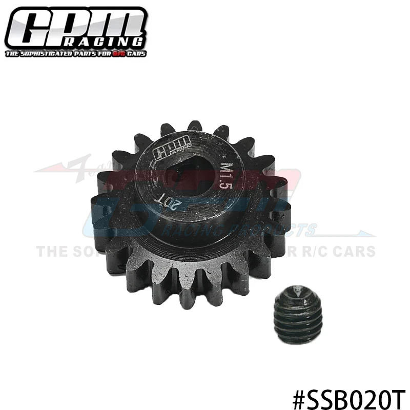 

GPM Harden Steel #45 Motor Gear 20T For LOSI 1/6 Super Baja Rey