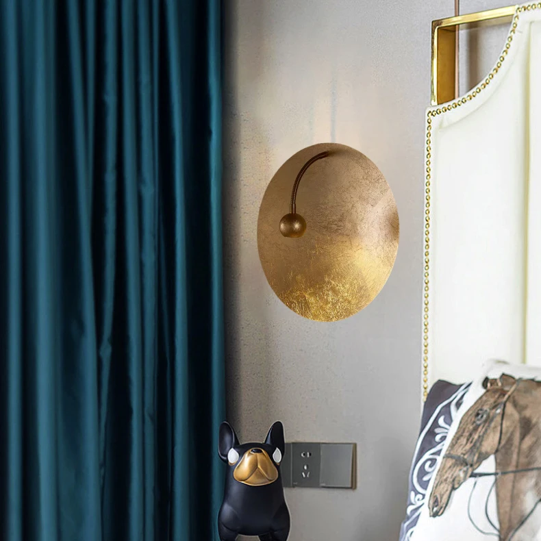 Atmosphere LED Wall Light 3000K Gold Metal Art Deco