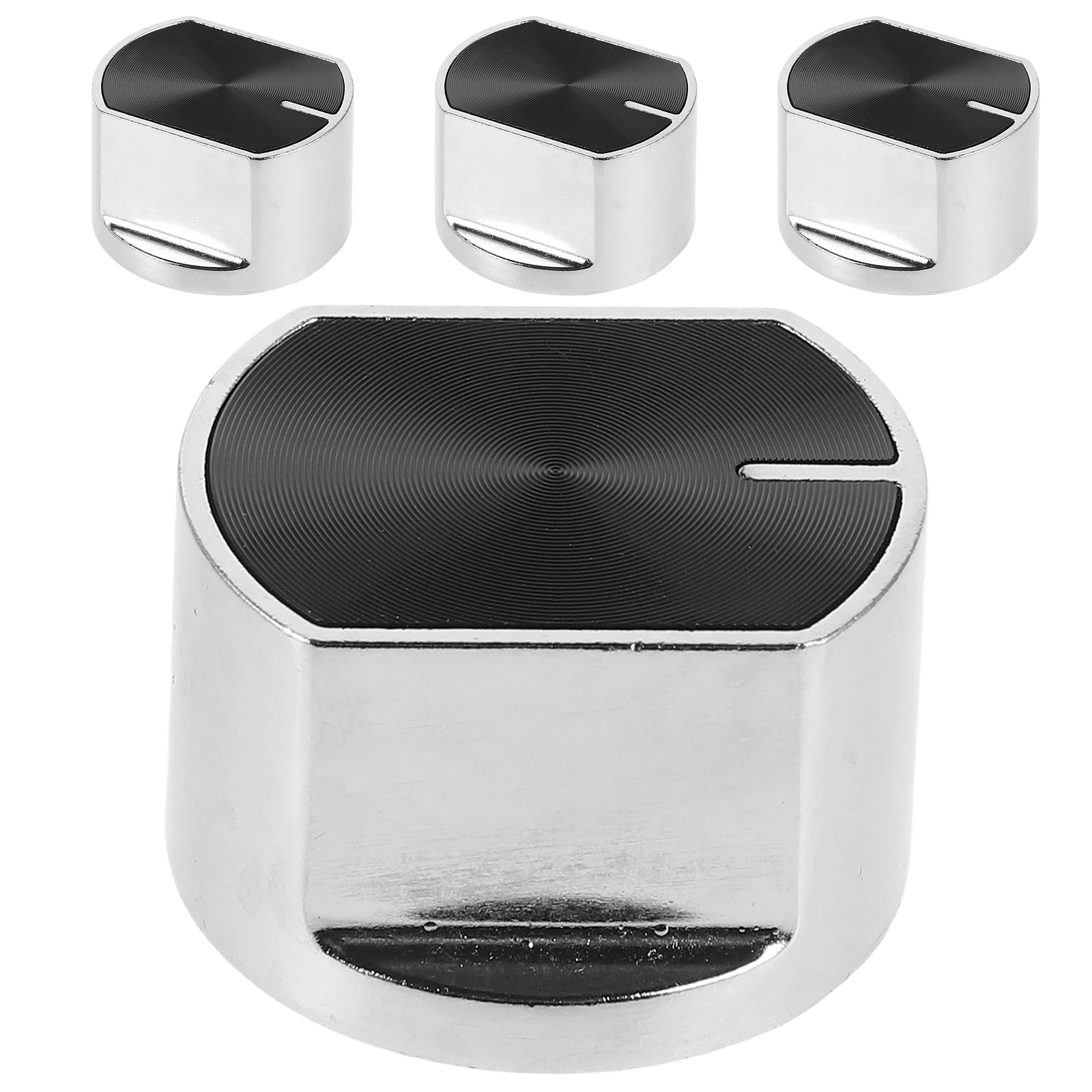 

4Pcs Stylish Round Ignition Handle Stove Knobs Reliable Appliance Parts for Various Models Gas Stove Knob Range Knob