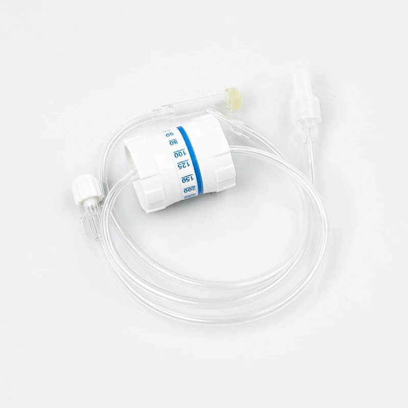 IV Flow Regulator With Extension Tube Precision Medical Disposable Injection Site Adapter