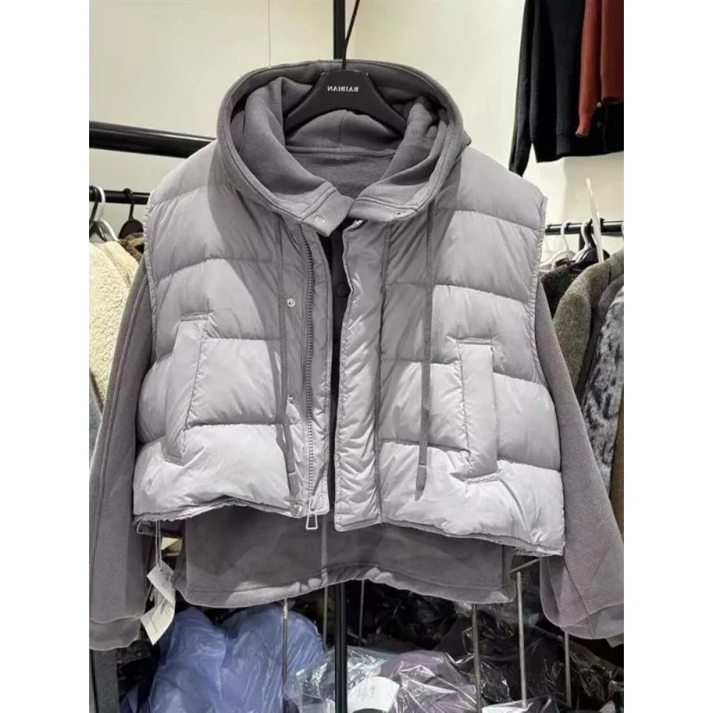 Autumn Winter Fashion: New Stylish Waistcoats for Women Plus-size Chubby Girls High-end Waistcoats Versatile Sleeveless Jackets.