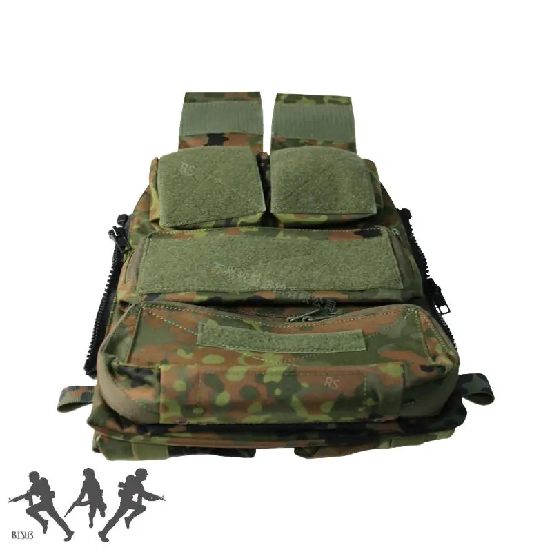 Hunting Military CPC / AVS / JPC Vest Three-Layer Back Panel Bag Tactical Bag Pacck Zip-On Panel 3.0 DeBan Camouflage