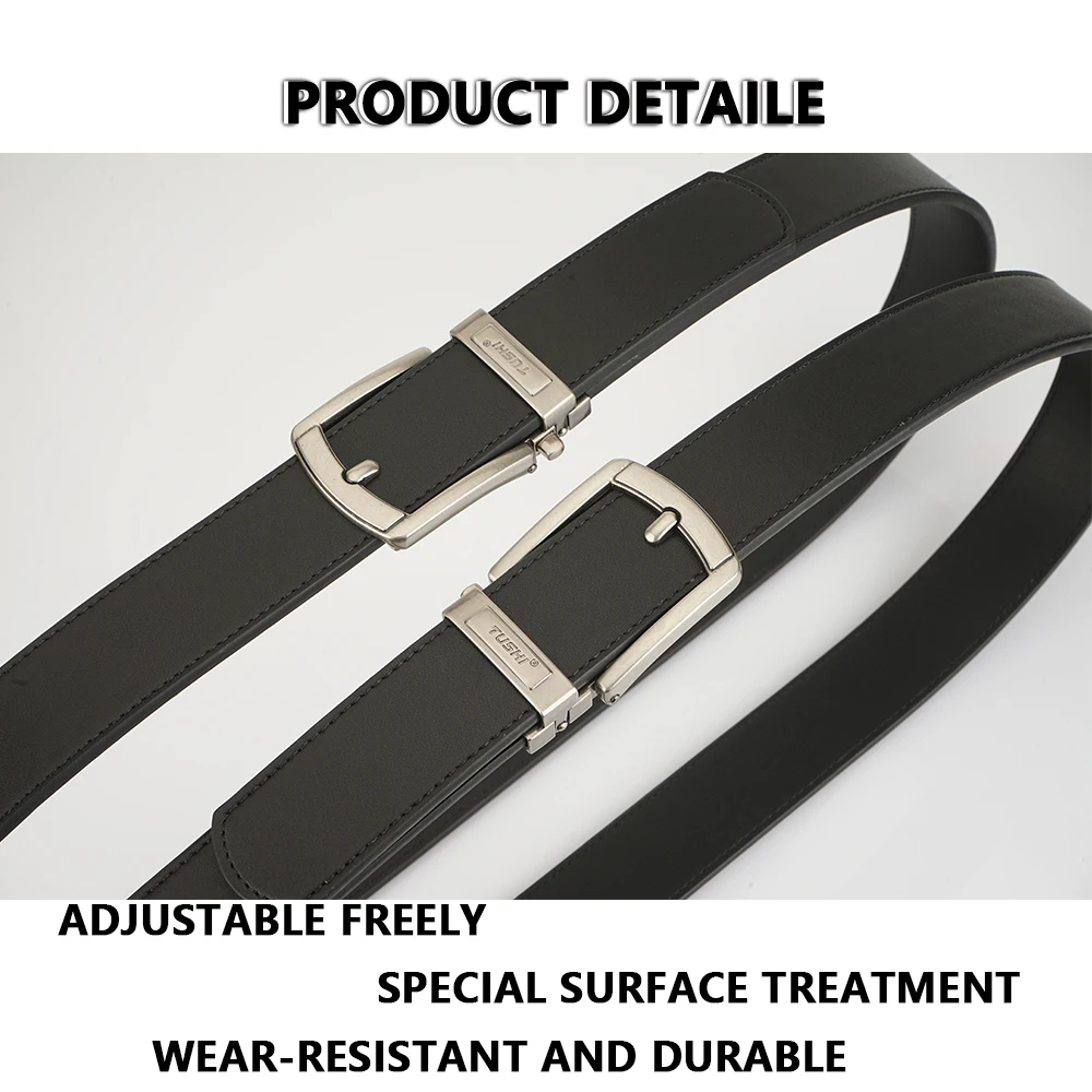 TUSHI Neue Mode Leder Gürtel Taktische Gürtel für Männer Metall Automatische Schnalle Gun Gürtel Militär Gürtel Outdoor Sport Gürtel Männlich – Detail 12