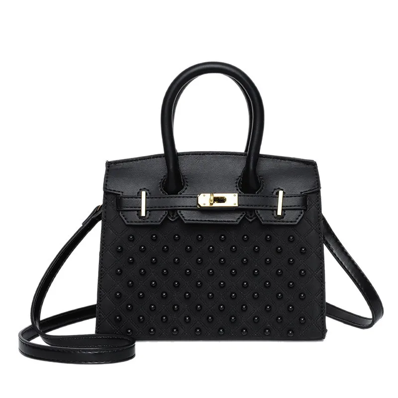 حقيبة نسائية جديدة ذات برشام ثقيل - حقيبة كتف كروس صغيرة عصرية متعددة الاستخدامات لأزياء الشارع