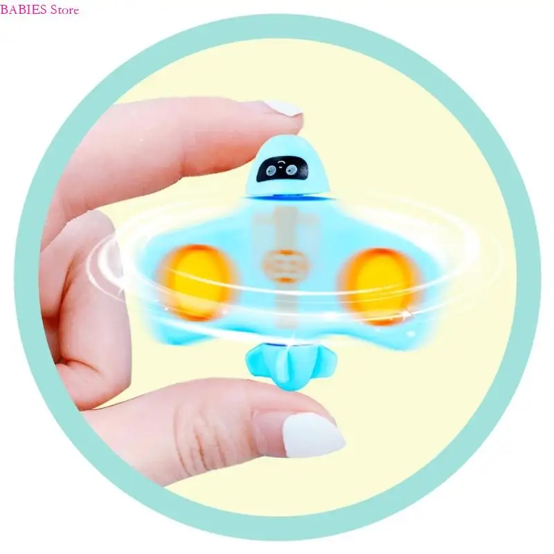 C9GB Creative Aircraft Form Finger Spinner Press Bubble Spinner Spielzeug Handwerksreliever Spielzeug für Erwachsene Büro für