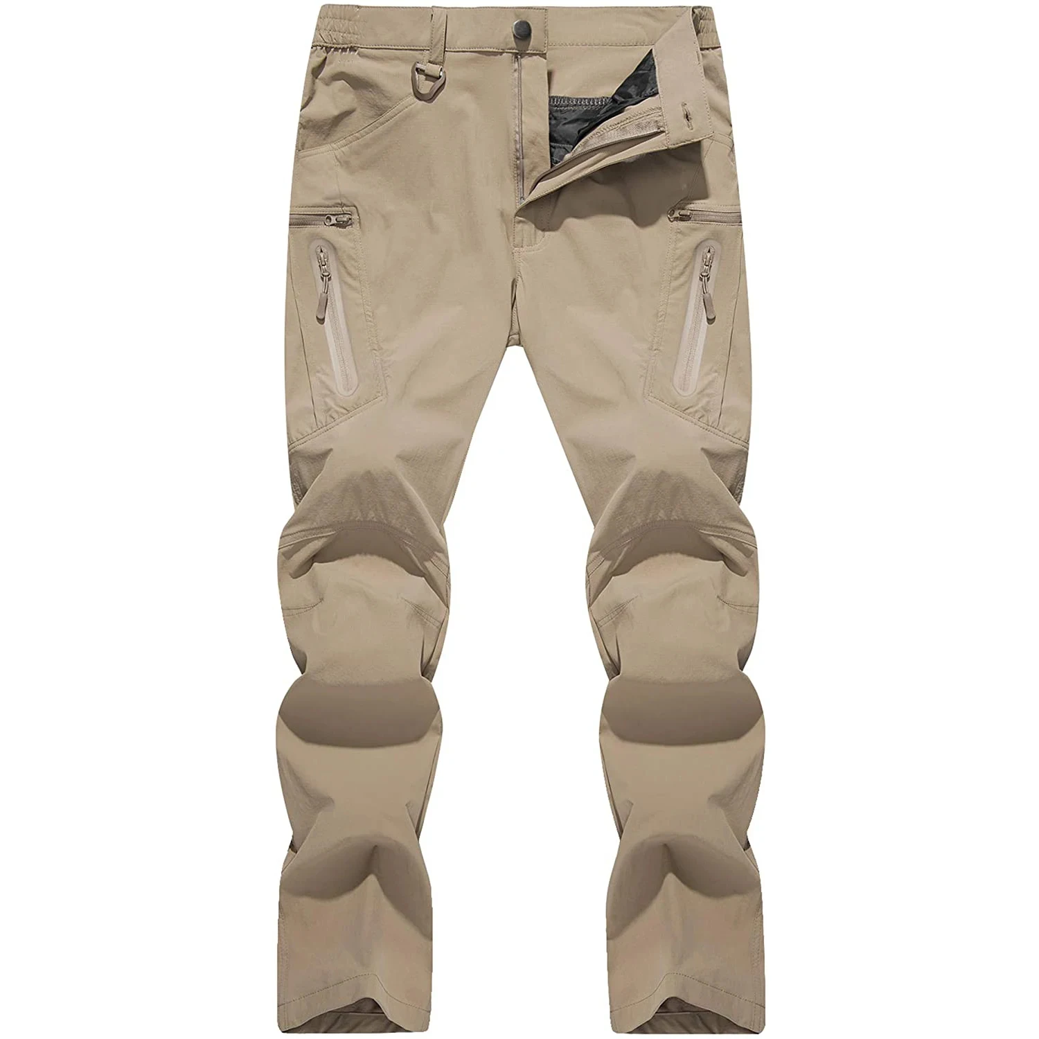TACVASEN Summer Lightweight Trousers Mens Fishing Pants Outdoor Hiking Nylon Quick Dry Pockets Cargo Pants Casual Work Trousers 19 Saa7279c39d3f402580caede889c9afd2F