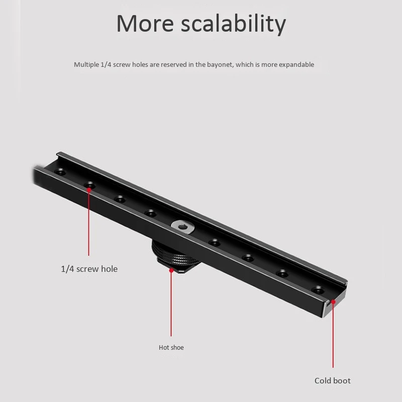 A37T-طول الإفراج السريع لوحة كاميرا Slr متعددة الكاميرا الحذاء الساخن قوس فلاش خارجي ميكروفون ترايبود Gimbal