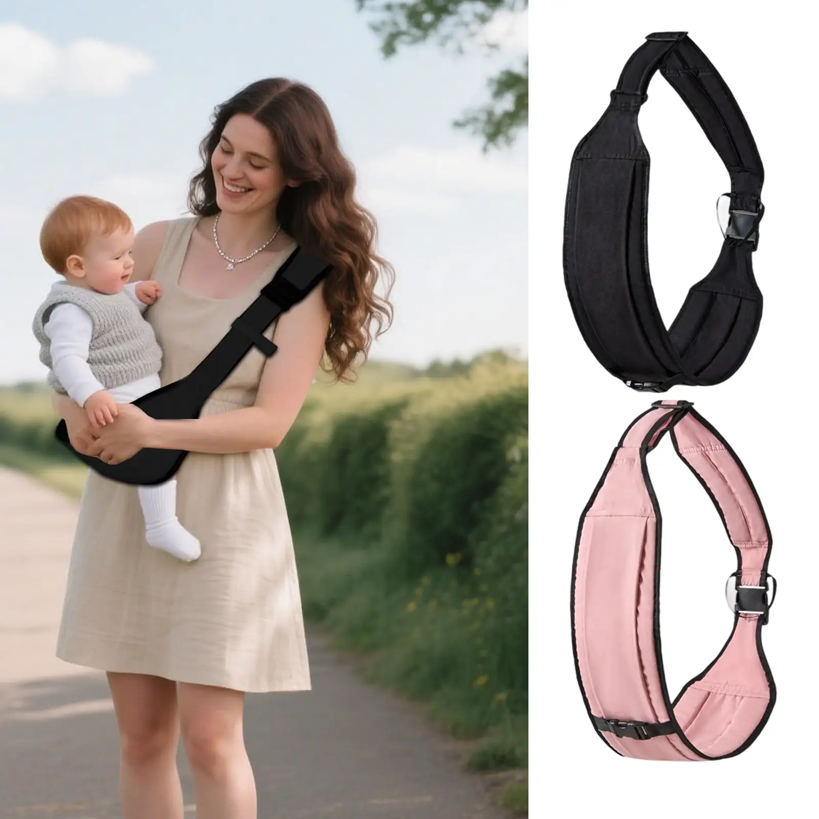 

Baby Chest Carrier Baby Hip Carrier 10-30 Lbs Hip Sling Carrying Wrap For Parenting Outdoor Hiking Camping Beach Shopping Park