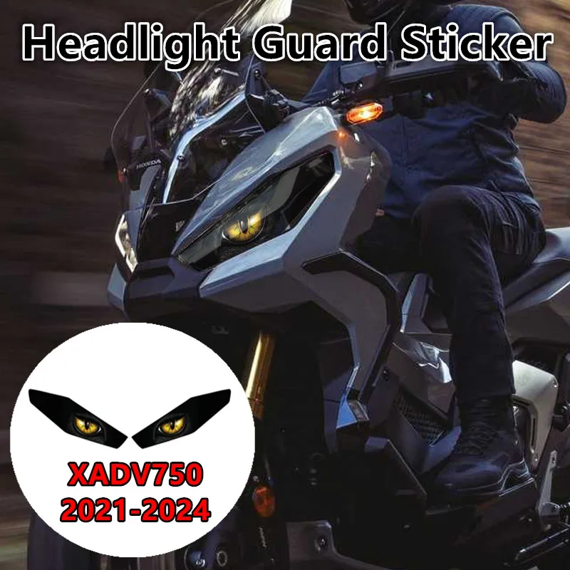 

Motorcycle Headlight Sticker Fit For HONDA X-ADV XADV 750 XADV750 2021 2022 2023 Decals Headlight Guard Sticker Guard Head Light