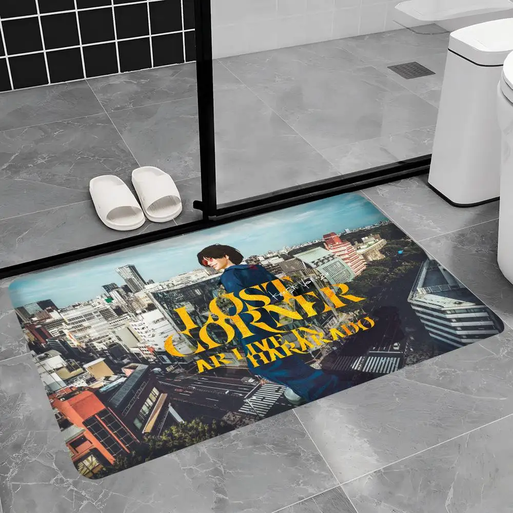 Singer Y-Yonezu K-Kenshi Floor Mat INS Style Soft Bedroom Floor House Laundry Room Mat Anti-skid Household Carpets