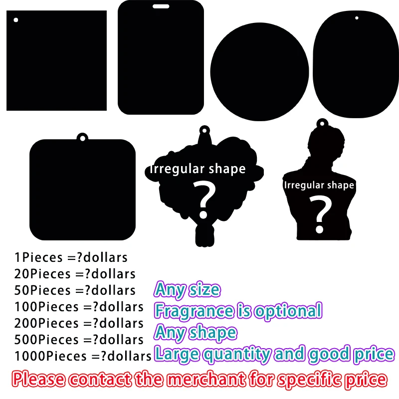 Custom Car Air Fresheners – 20PCS 5