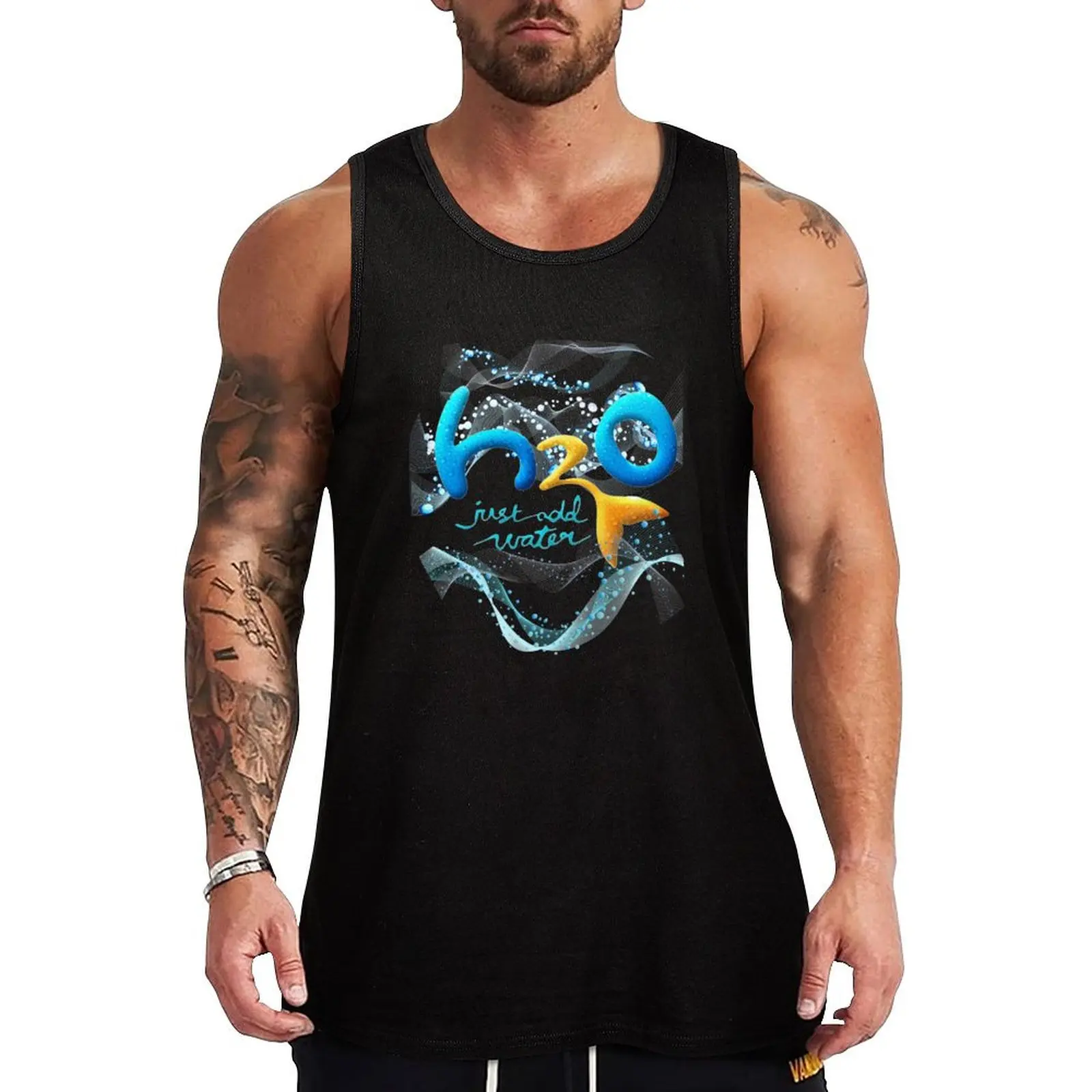 

H2O Just Add Water Tank Top mens clothing man sexycostume mens gym clothes gym clothes men