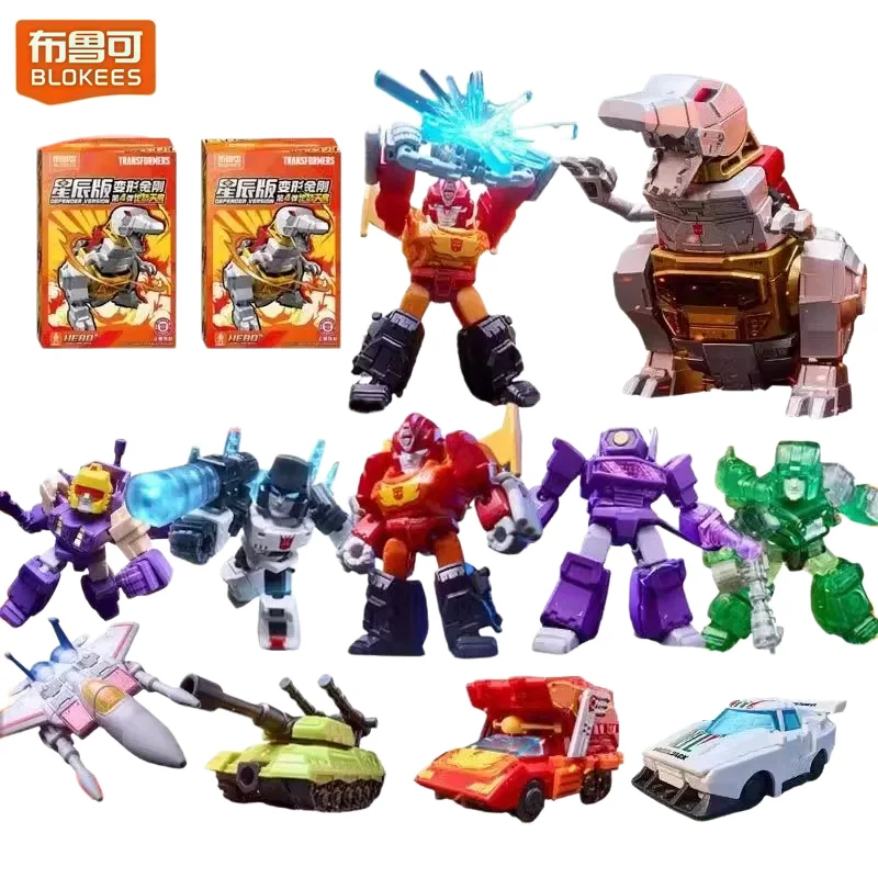 BLOKEES Transformers Defender Version Wave 4 Dragon Wrath Apocalypse Children's Plaything Home Decor Birthday Gift