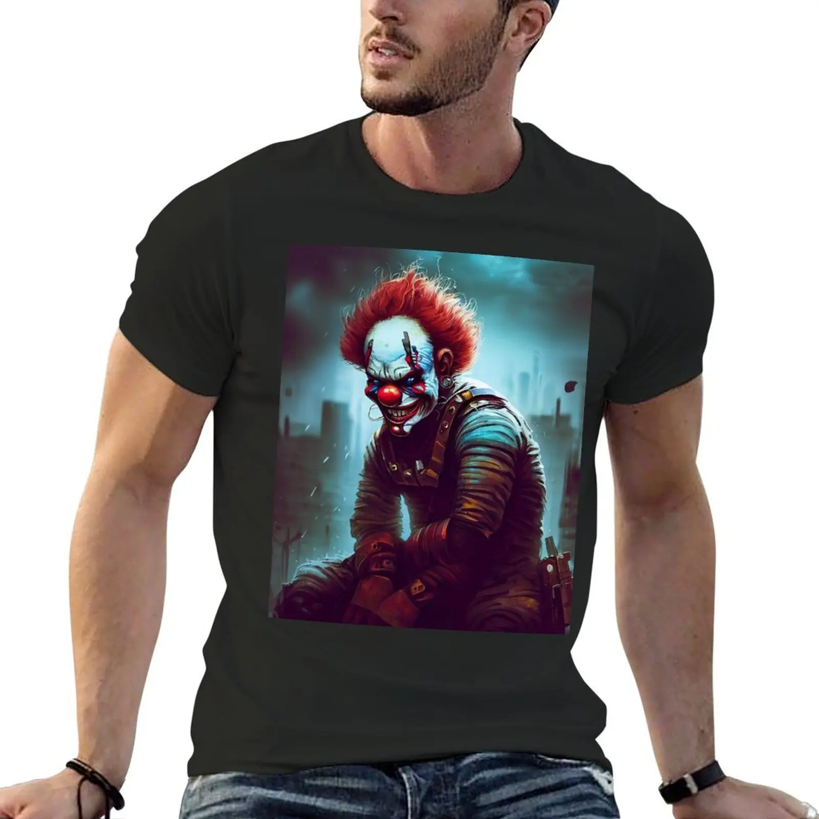 

the scary clown T-Shirt graphic t shirts boys whites shirts graphic tees men tshirt