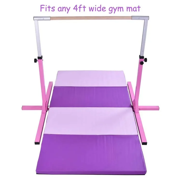 20121  kids gymnastic junior horizontal bar with mat