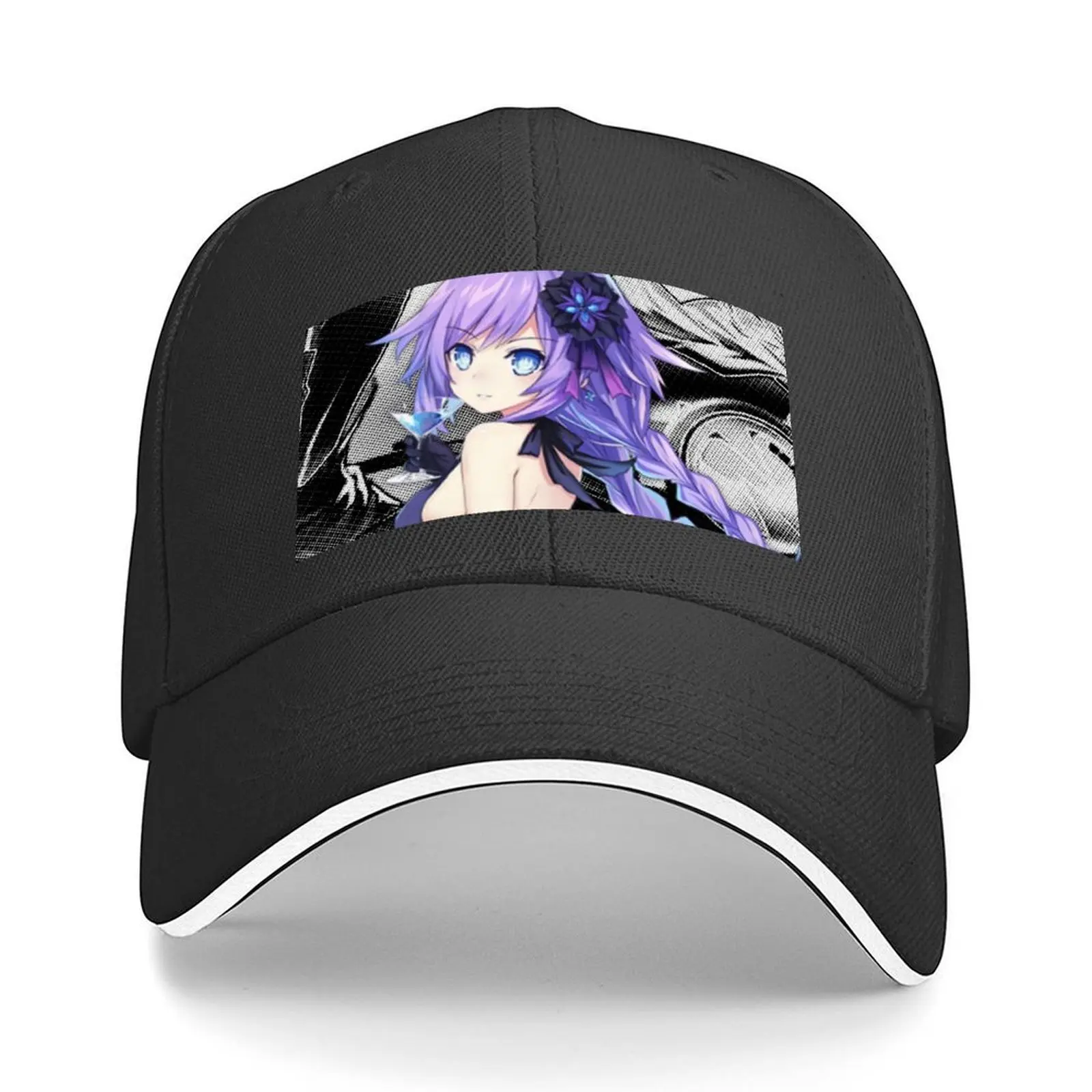 

Neptune - Hyperdimension Neptunia Baseball Cap Rave Golf Wear derby hat funny hat Boy Women's