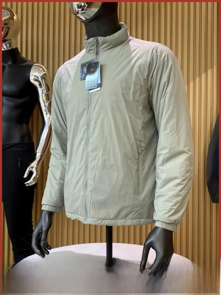 

Outdoor Men's Casual Lightweight Cotton Jaet with Stand Collar Tee-Proof Technology Autumn Winter Faion Ci Life Sle