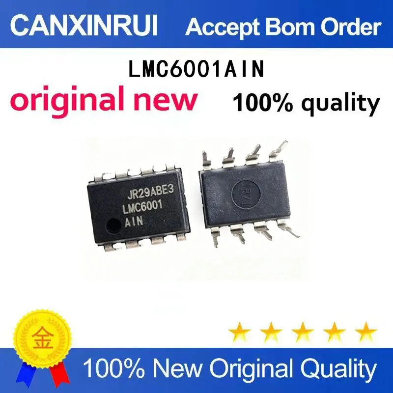 (5-100 Pieces) Brand new original LMC6001A LMC6001AIN direct insertion DIP-8 fever operational amplifier chip IC
