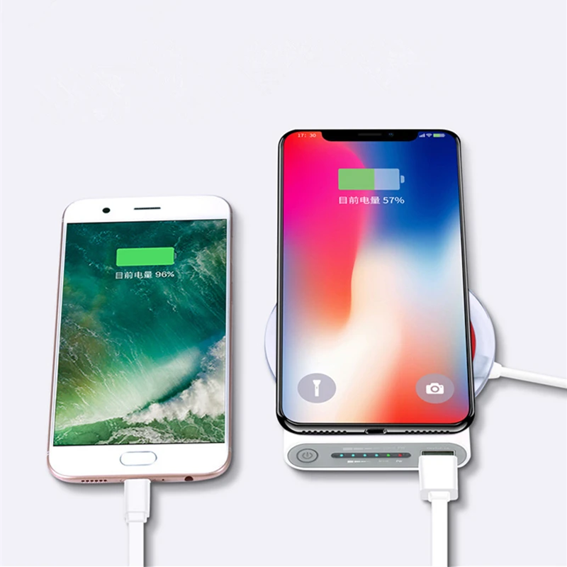 Wireless Charging Power Bank 10000mAh Portable Charger External Battery Powerbank For Xiaomi iPhone Samsung Backup Poverbank