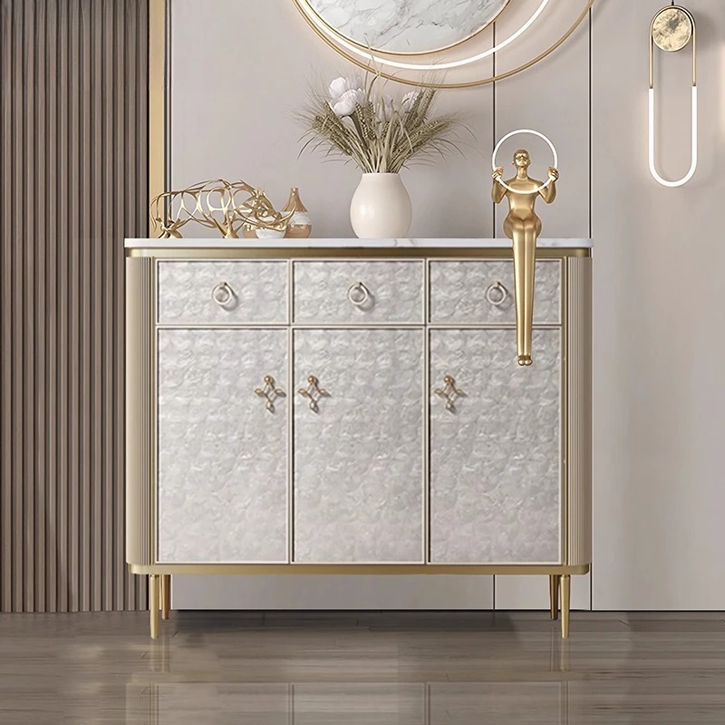 خزانة أحذية ذات لوحة صخرية إسكندنافية لقاعة المدخل، تصميم أنيق فاخر، خزائن غرفة المعيشة، حديثة وبسيطة، أرماريوس بارا صالون