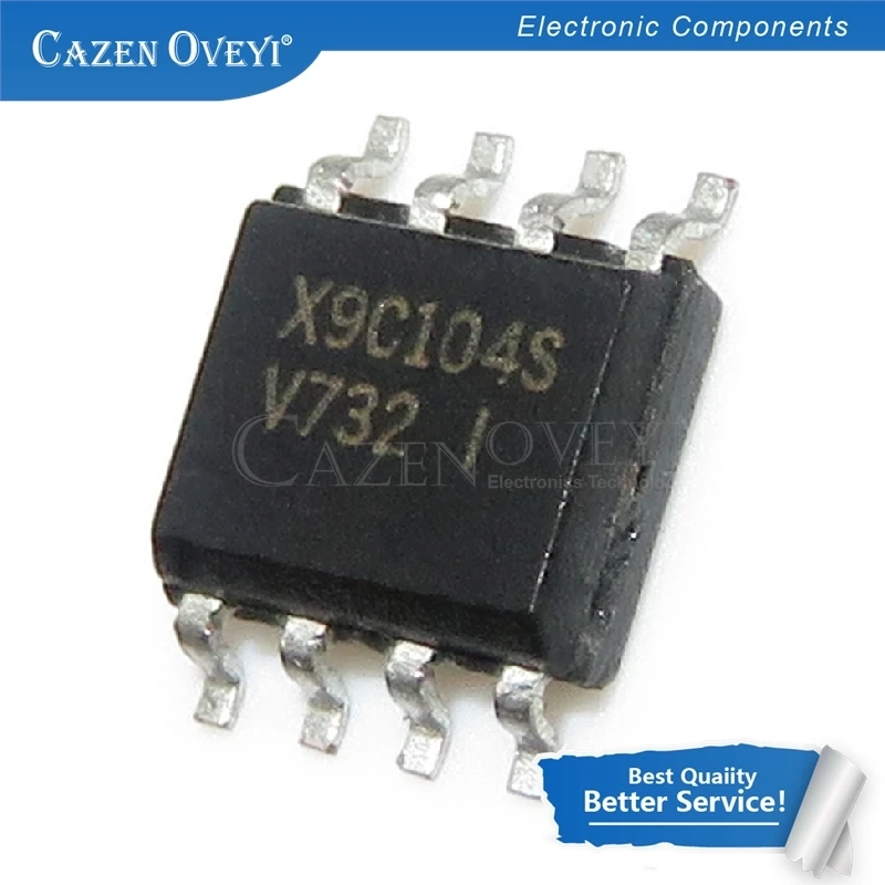 

5 шт./партия, цифровой потенциометр X9C104SI X9C104S X9C104SZI X9C104 IC SOP-8