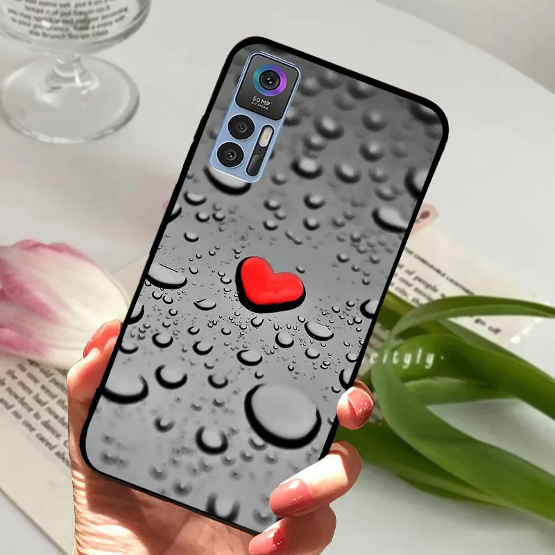 For TCL 30 5G Case 30+ Luxury Cool Soft Silicone Cat TPU Back Covers for TCL 30 Plus Case T676K T676J Funda TCL30 T676H Cover