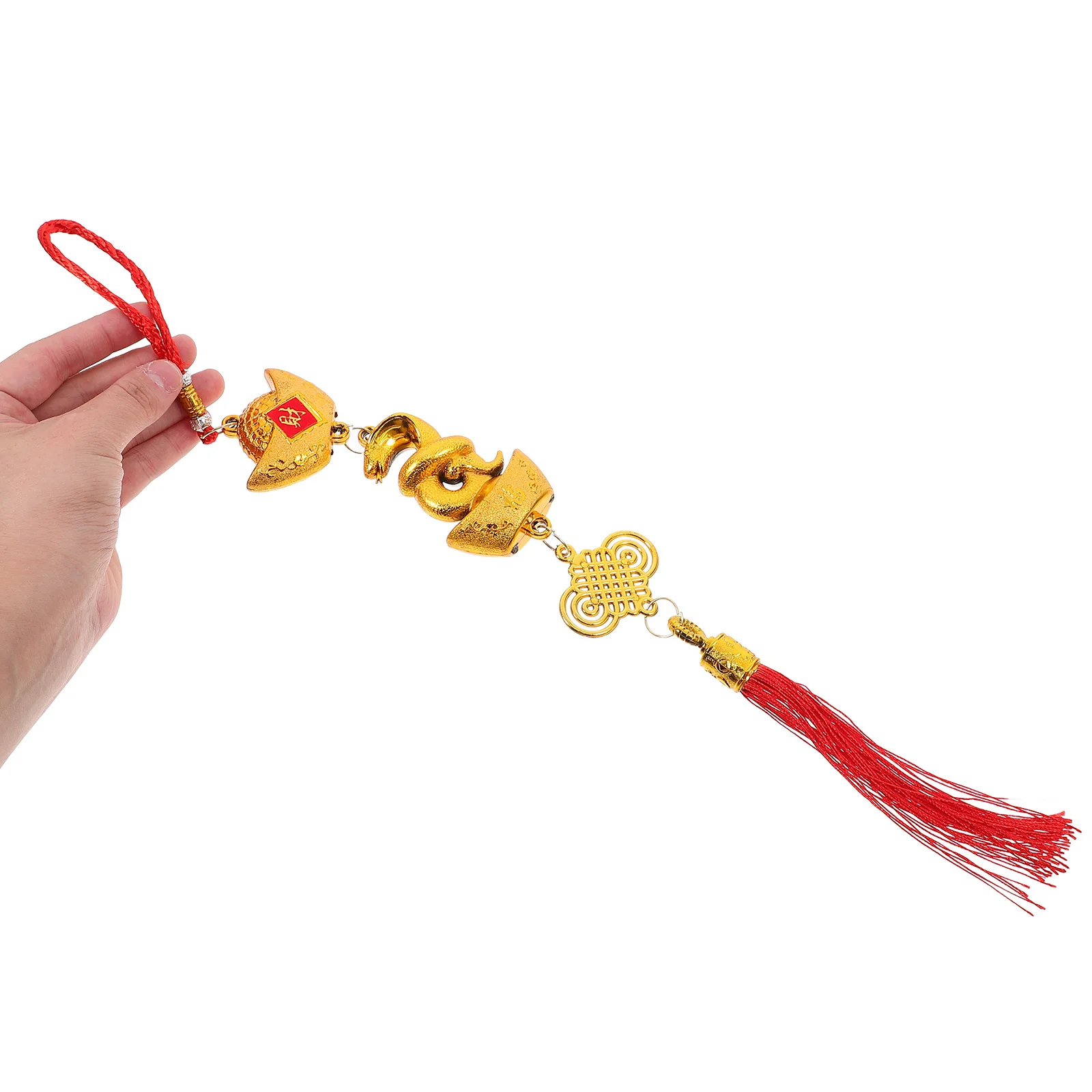 

6Pcs New Year Hanging Decorations Chinese Style Snake Pendants Bright Tassel Ornaments Car Home Festival Spring Festival Pendant