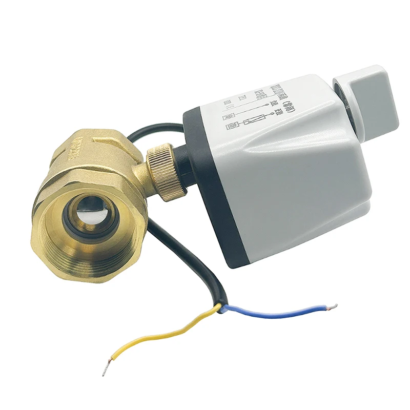 Imagem -05 - Válvula de Esfera Motorizada com Interruptor Manual Controle de Fios Normalmente Fechado Válvula de Esfera Elétrica 2-way in in in 11 in Dentro Dentro