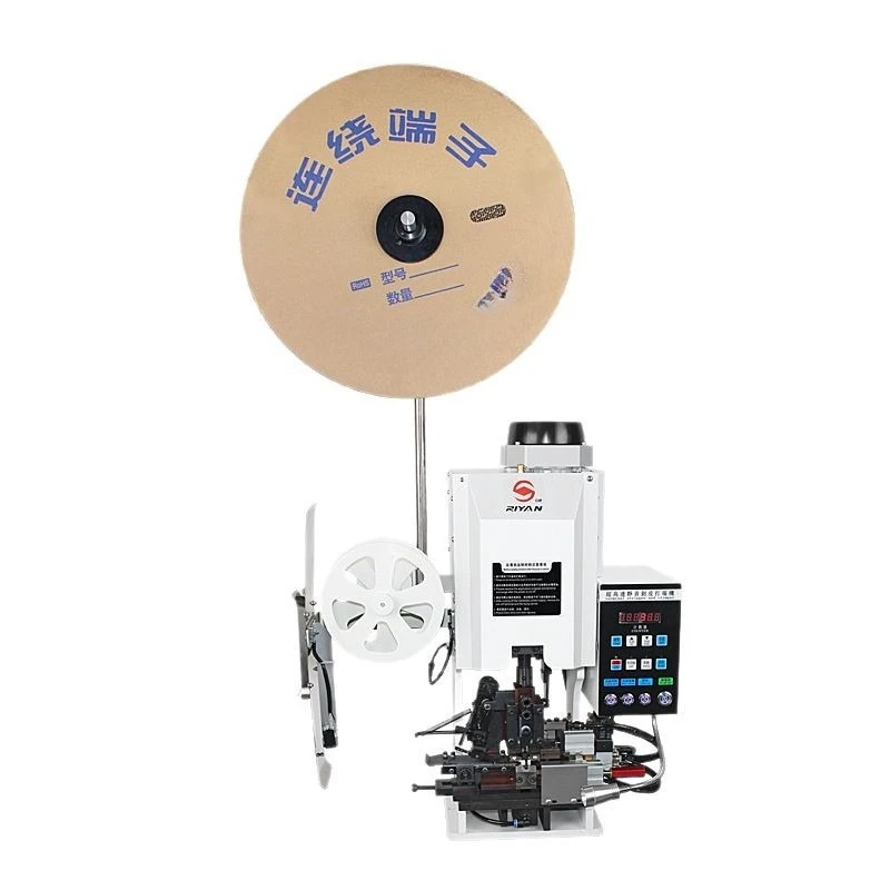 Fully Automatic Continuous Wire Stripping and Terminal Machine, Gas Electric Multi-core Sheathed Wire Crimping Machine