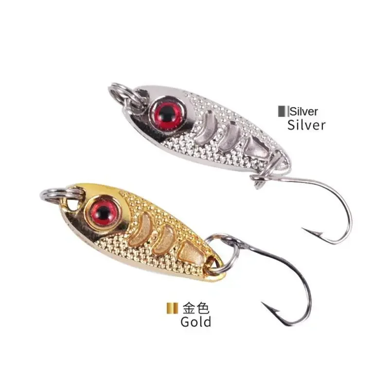 Bean Dinoy Luya Sequin Fishing Luya Bait With Sharp Hook Stream Micro Horse Mouth Sequin Bass White Strip Bait Fishing Tackle