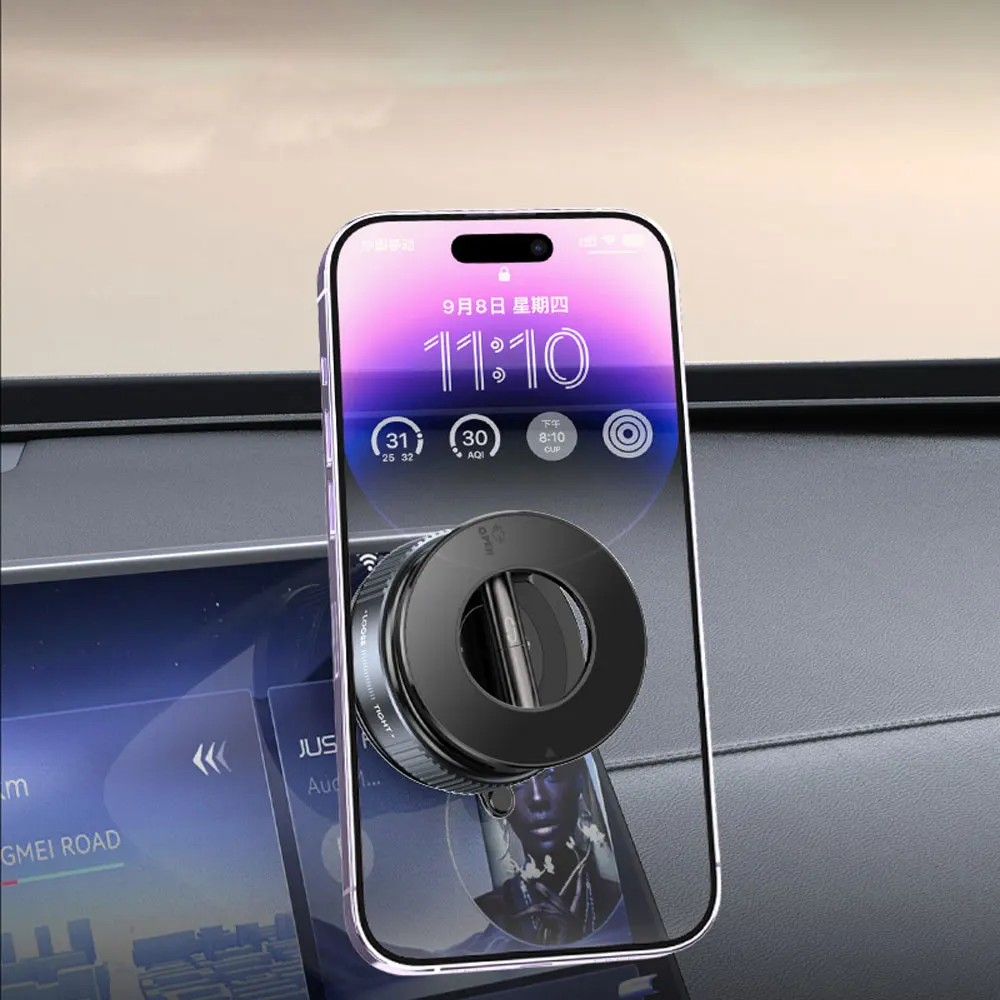 2025 جديد K007 ل Magsafe حامل هاتف السيارة شفط كأس فراغ الهاتف المغناطيسي Hholder 360 حامل هاتف قابل للدوران وقابل للطي