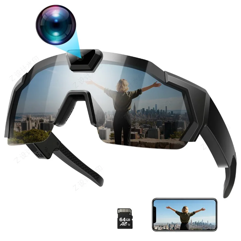 New Sunglasses, Glasses, Camera, DV Sports Recording, Camera, Intelligent Outdoor Cycling Recorder