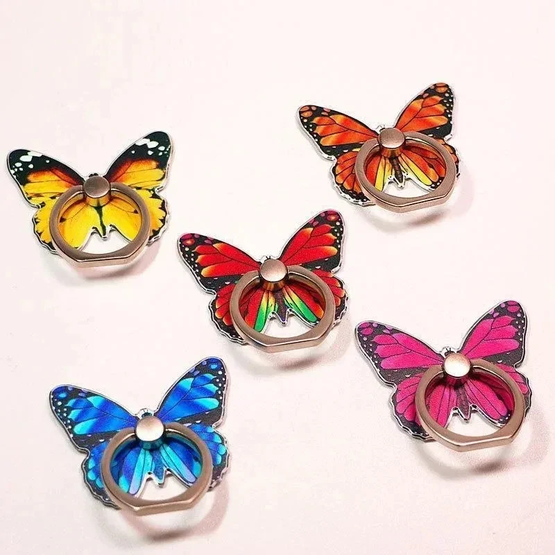 

1/2/3/4pcs Beautiful Butterfly Phone Holder Suitable Mobile Phone Ring Holder Phone Accessories Stand