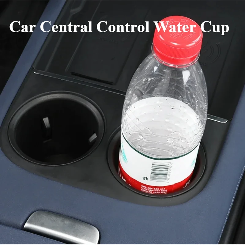 For Xpeng G6 Car Central Control Water Cup Limiter Storage Modification Silicone Cover Dust Rack Coaster Auto Refit Modification