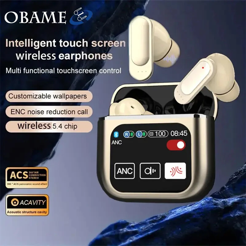 2026 New SE60 Wireless Earphones Bluetooth 5.4 LED Display Gaming Headset Sport Headphones HIFI Sound Low Latency Earbuds