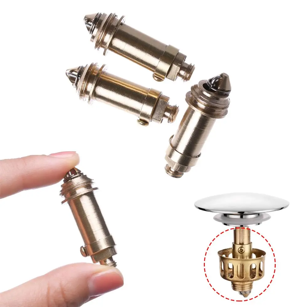 Washbasin Accessories Replacement Basin Bath Waste Easy Pop Up Click Clack Plug Bolt Spring for Most Sink Barth Drain Stopper