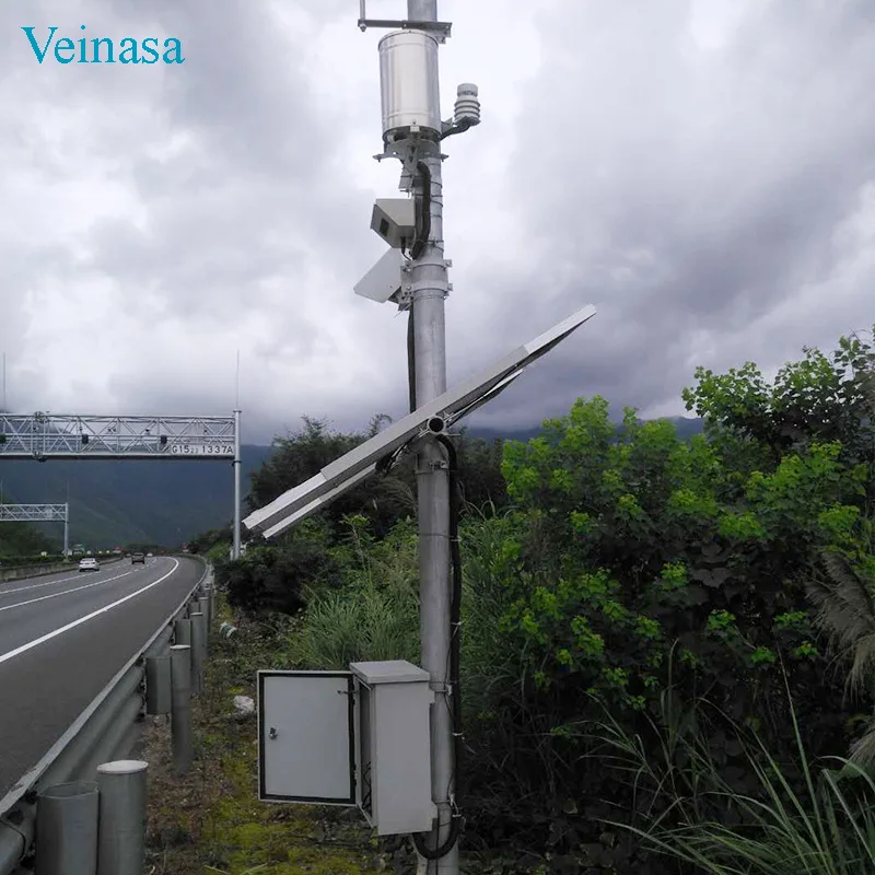 2026 New Veinasa Highway Road Weather Station Meteorology Pavement Condition Visibility Monitoring Station Wireless Solar RAWS10