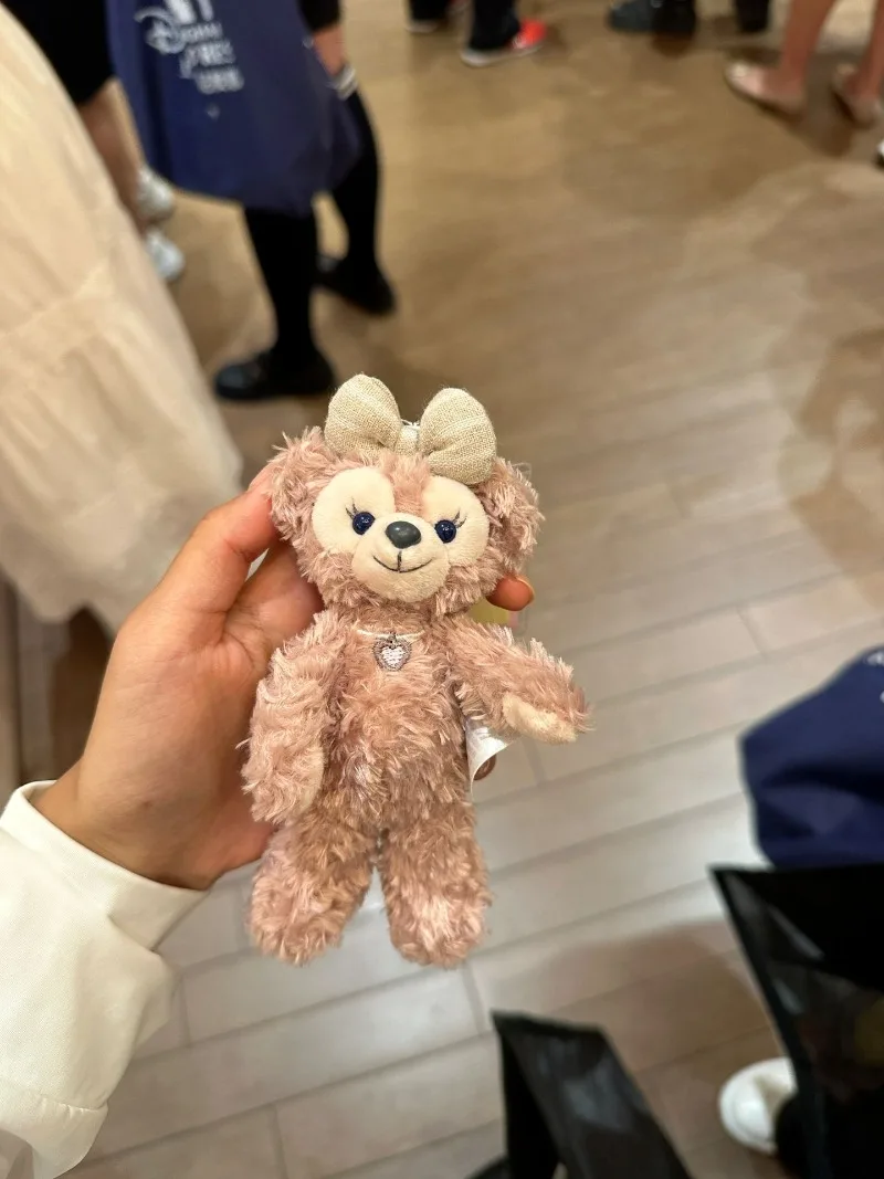 MINISO لطيف دافي الدب شيرلي أفخم قلادة لطيف دمية حقيبة سلسلة مفاتيح قلادة الفتيات هدية موضة إكسسوارات الأمتعة