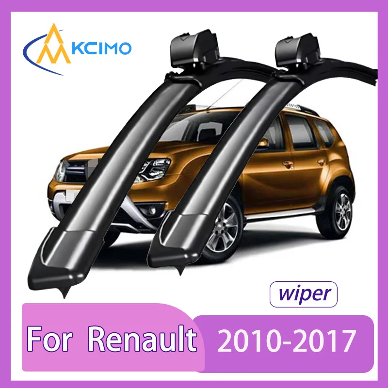

Silent Beam Wiper Blades For Renault Duster 2010-2017 Noise-Free Windshield Wipers High-Performance Rain Brush