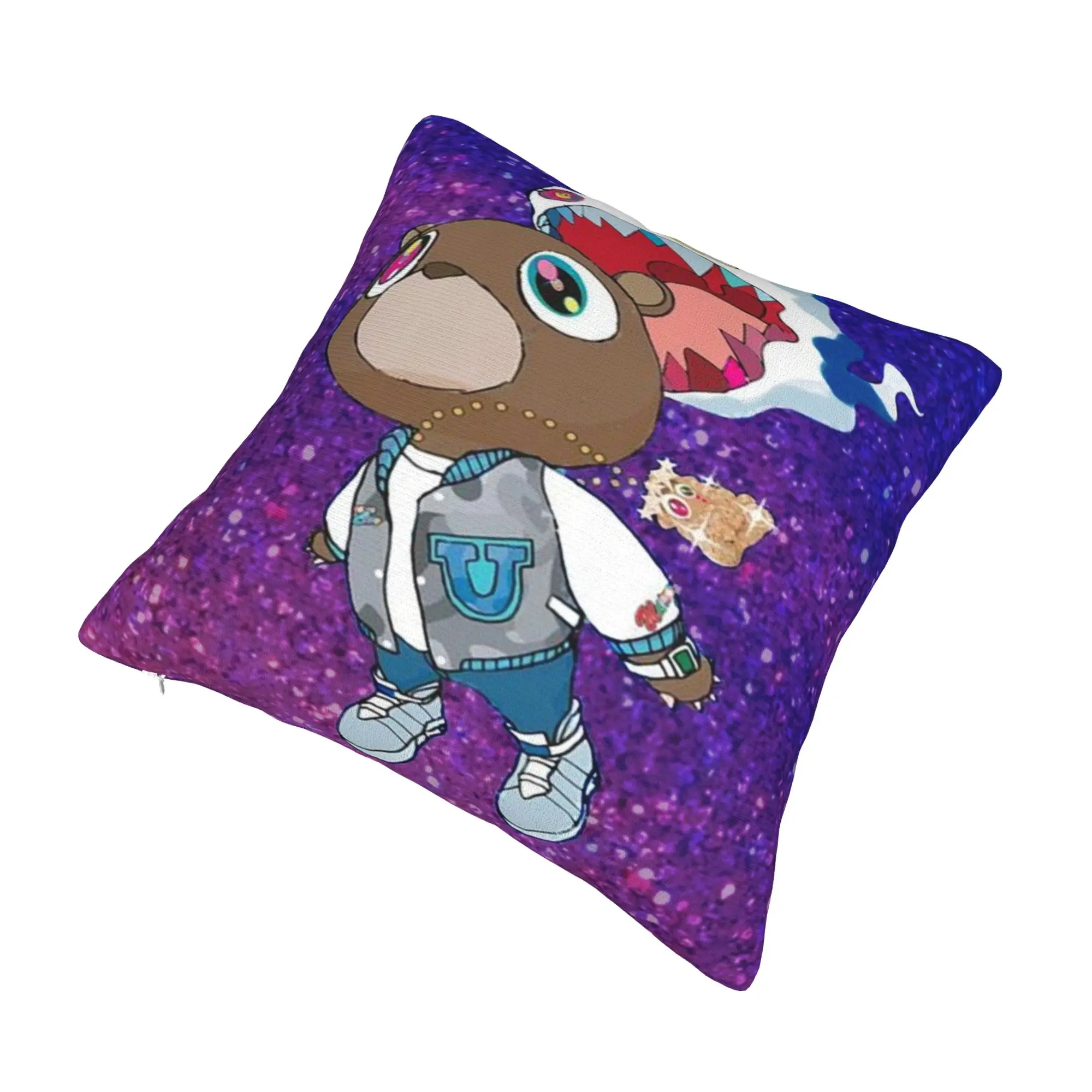 Kanye West Ye Bear Throw Pillow Covers Bedroom Decoration Nordic  Cushion Decoration Salon Square Pillowcase