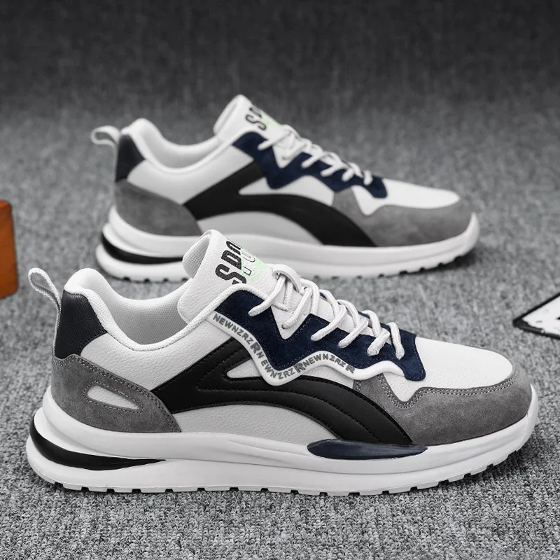 

Men's Sports Breathable Mesh Sneakers 2025 Fashion Running Shoes Spring New Trend Casual Anti Slip Wear Resistant Shoes