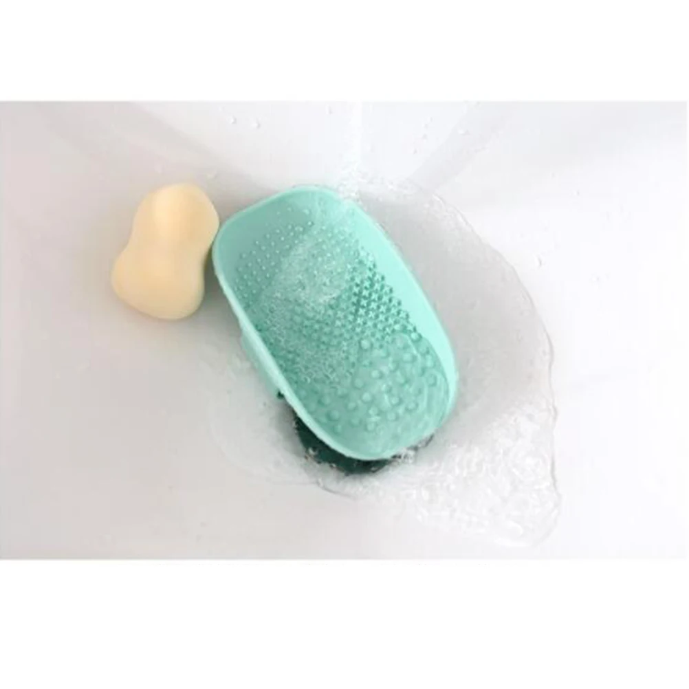 メイクブラシパッド 洗浄皿 クリーナー アイシャドウ クリーニングアクセサリープレート ハンドヘルド用