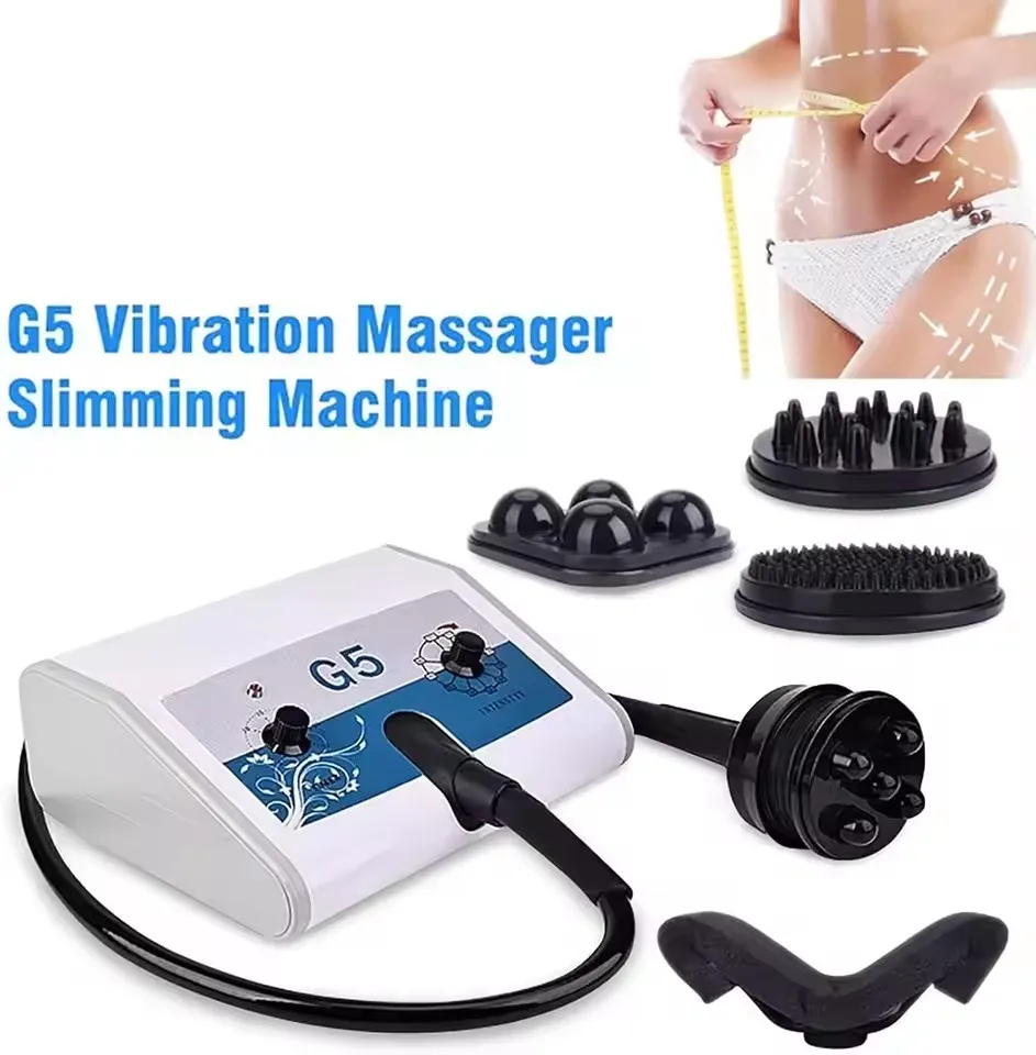 G5 Vibrating Slimming Machine High Frequency Body Shaping Cellulite Reduce Massage Equipment 5 In 1 Weight Loss Products For Spa