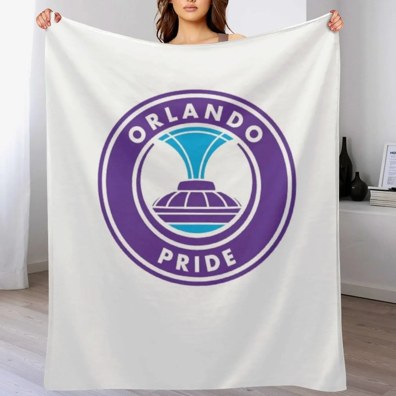 

Orlando Pride Throw Blanket Decorative Sofa Vintage Soft Big blankets ands Blankets
