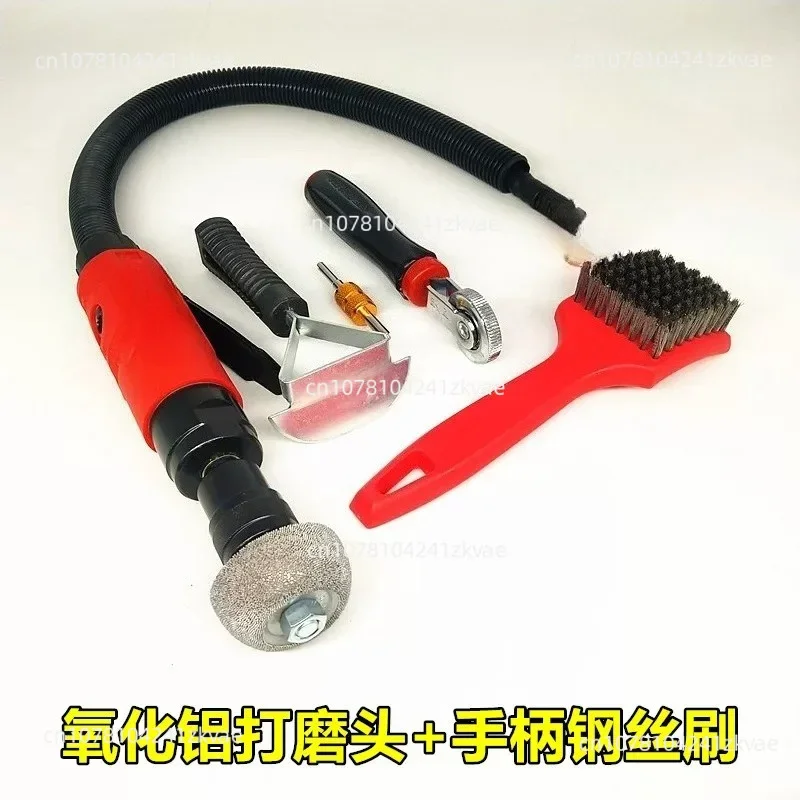 Pneumatic Low Speed Tire Repair, Tire Buffing Carving Mill, Air Powered Rubber Grinding Tool for Automobile Tire Repair Work