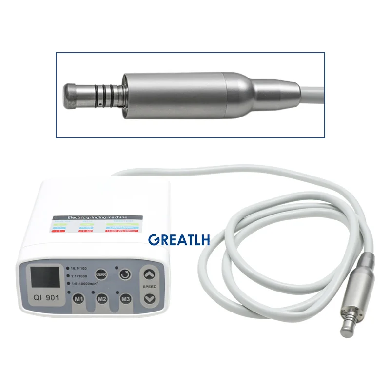 مختبر الأسنان محرك صغري فرش LED مايكرو موتور الأسنان محرك كهربائي LED فرش محرك صغري طبيب الأسنان قبضة يد بسرعة منخفضة #4