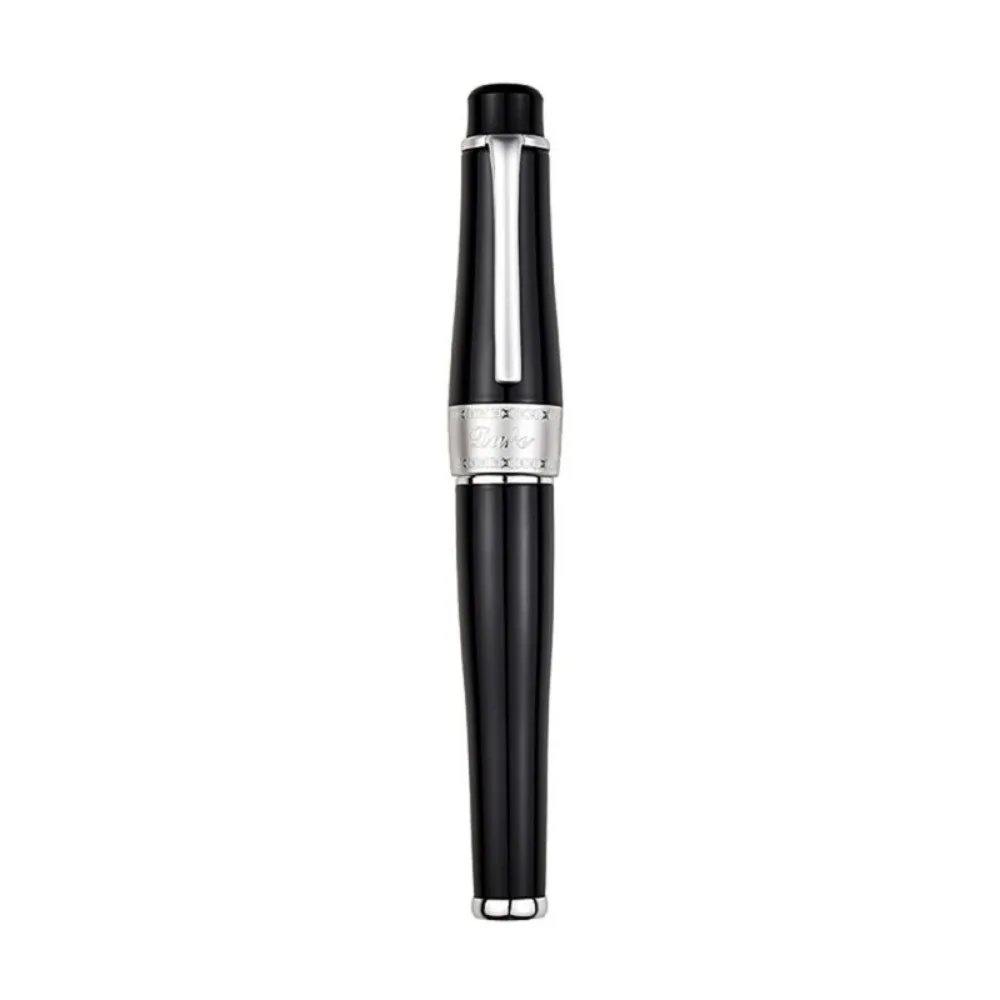 For Duke 2009 Black Unique Heavy-Feel Big Holder Fountain Pen - Memory Charlie Chaplin Series Style Luxury Business Men's Pen